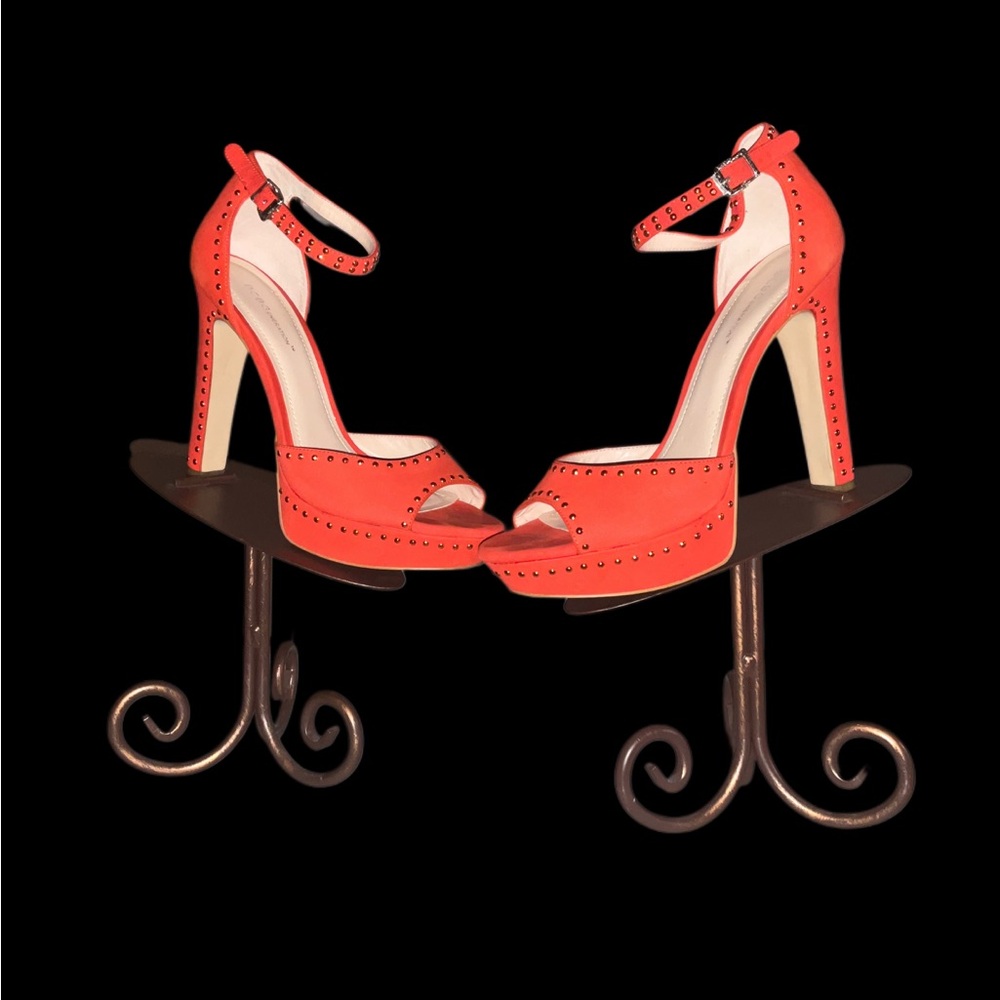 Elegant Red High Heel Sandals